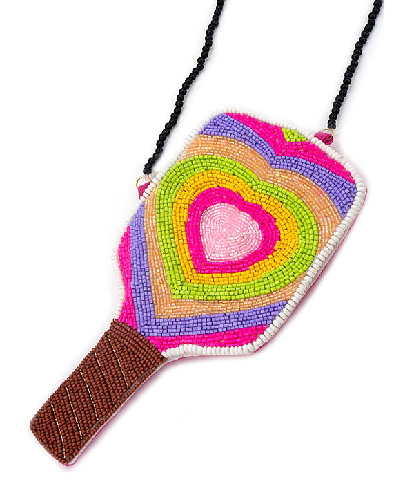 Handmade pickleball paddle cross bag