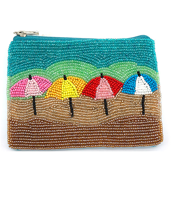 Handmade beach coin purse