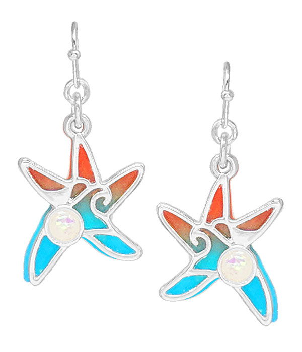 Starfish earring