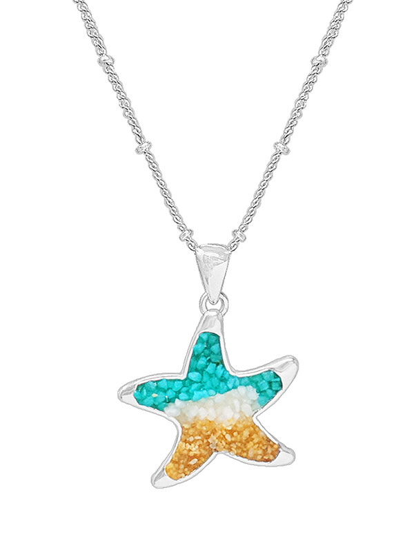Chipstone gradient necklace - starfish