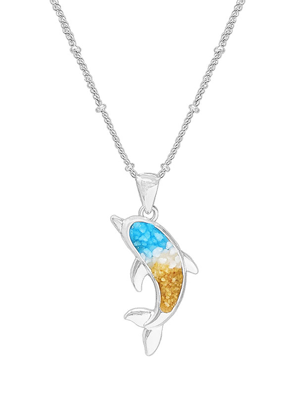 Chipstone gradient necklace - dolphin
