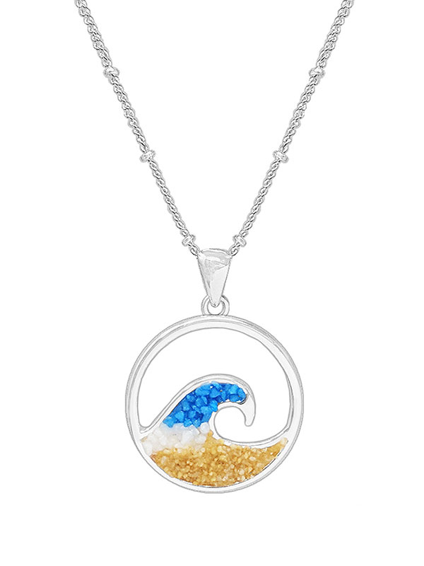 Chipstone gradient necklace - wave