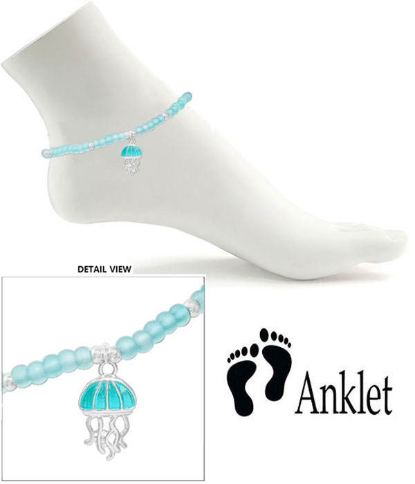 Jellyfish anklet