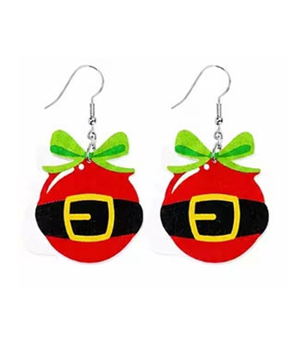 Christmas theme acrylic earring - bell