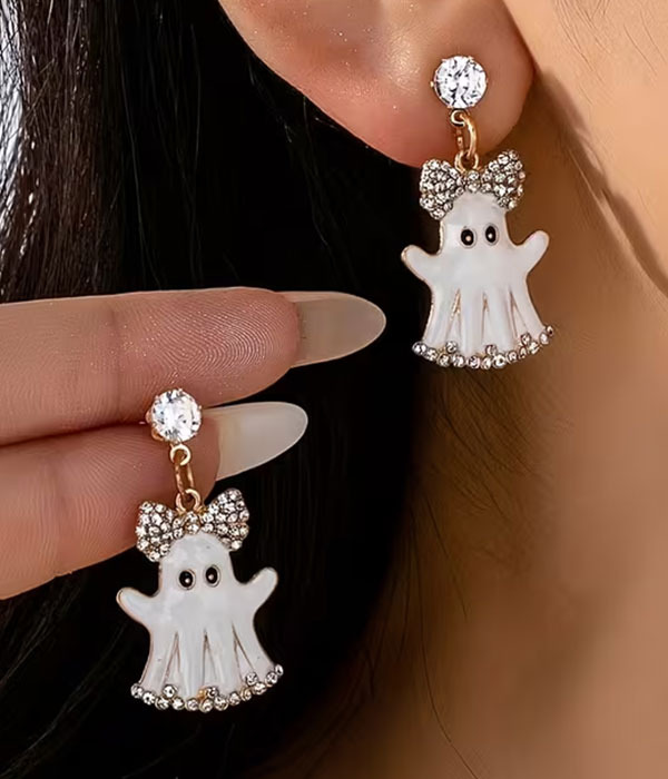 Halloween ghost earring