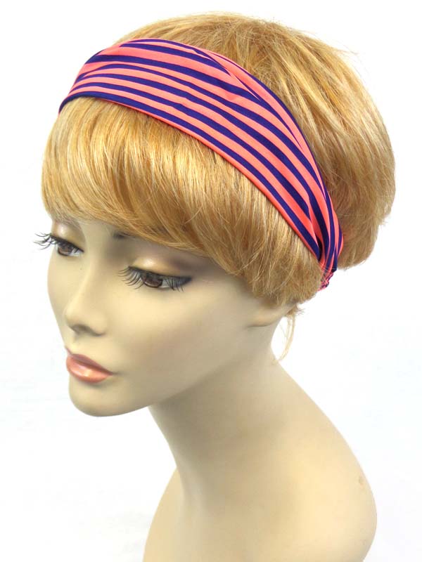 Stripe texture headband