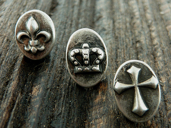 Mens stainless steel earring - 3 pc set