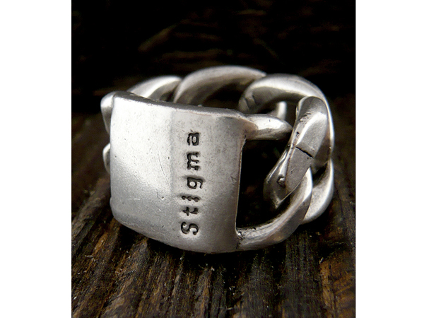 Mens stainless steel ring