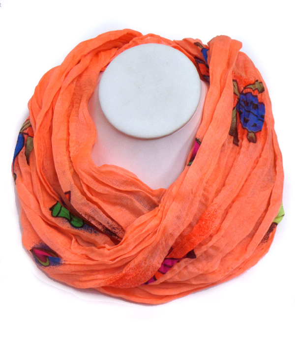 Sealife theme infinity scarf 
