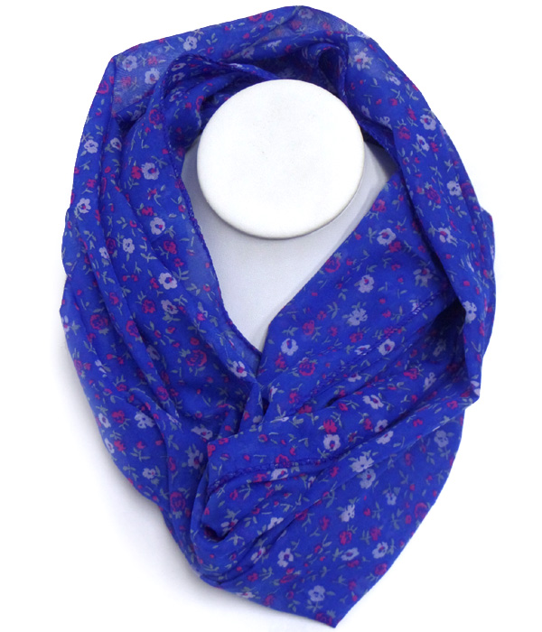Floral theme inifinity scarf