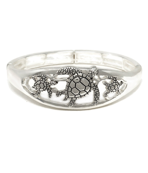 SEALIFE THEME STRETCH BRACELET - TURTLE