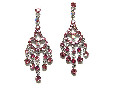 Genuine austrian crystal chandelier earring