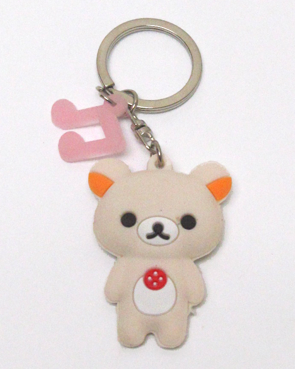 Teddy bear keychain