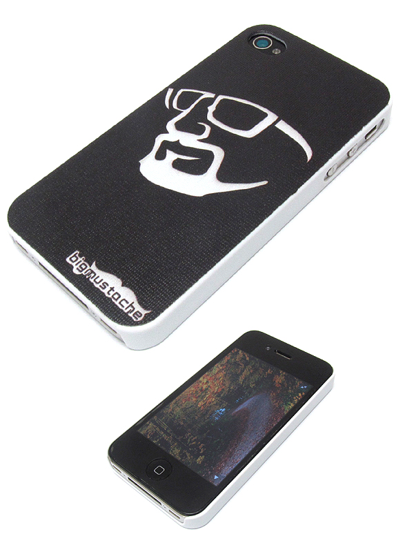 Mustache man theme cellphone case - hard case for iphone 4