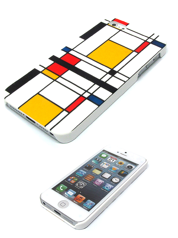 Line square theme cellphone case -hard case for iphone 5