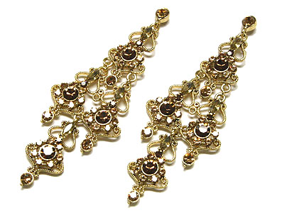 Austrian crystal chandelier earring