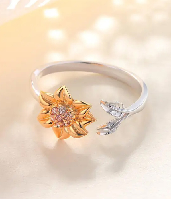 Sunflower ring