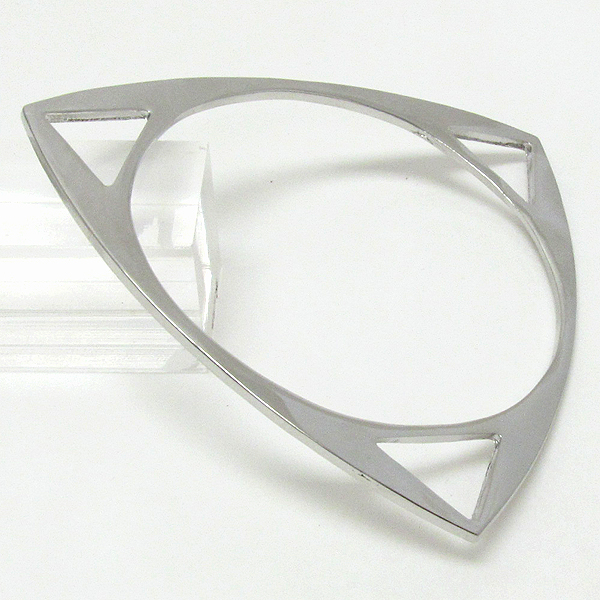 ARCHITECTURAL DESIGN TRIANGULAR BANGLE BRACELET