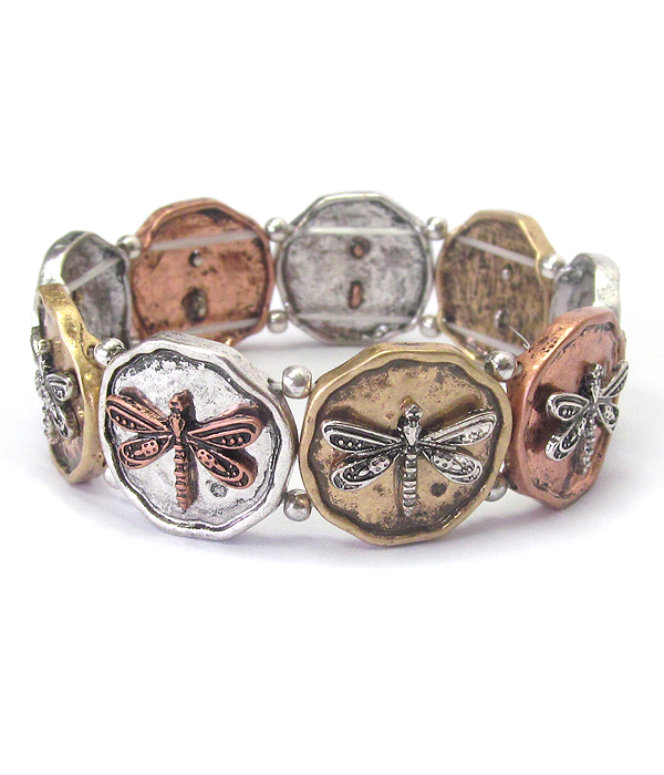 DRAGONFLY THEME STRETCH BRACELET