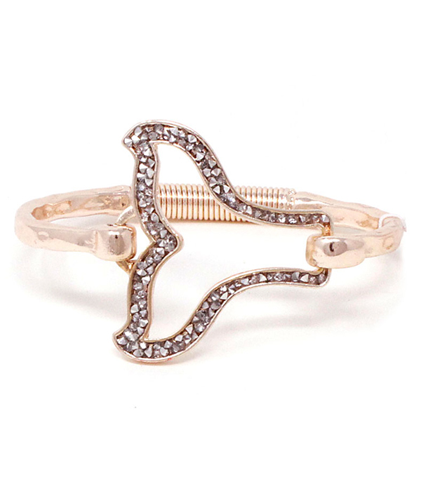 Mermaid tail bangle bracelet