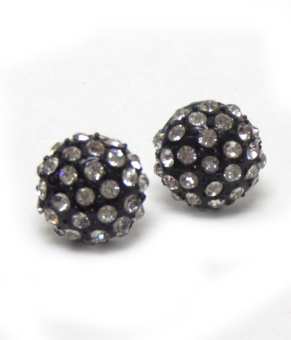 Stud fireball earrings
