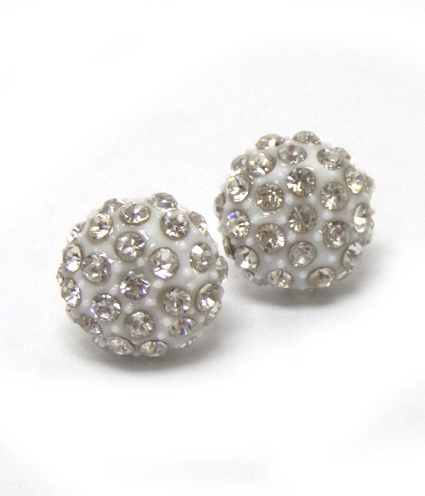 Stud fireball earrings 