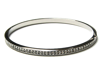 Crystal bangle bracelet
