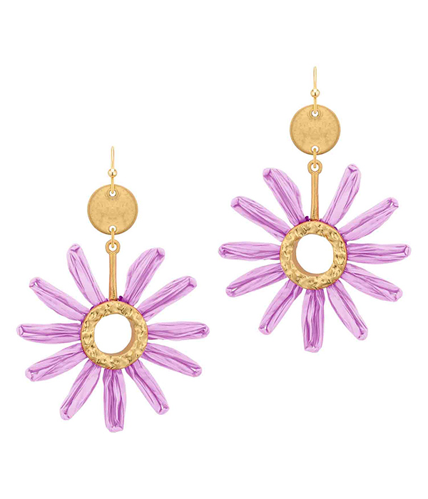 DAISY FLOWER DROP EARRING