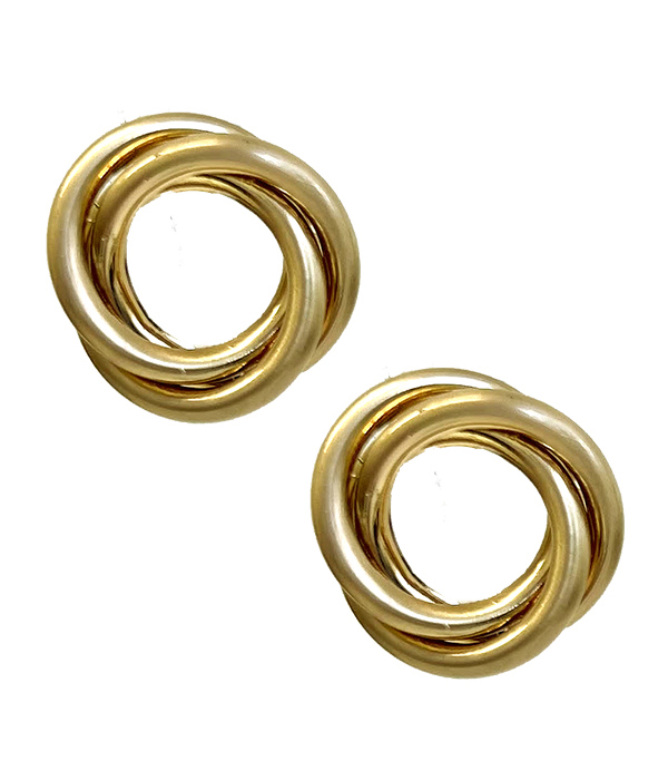 Vintage knot earring