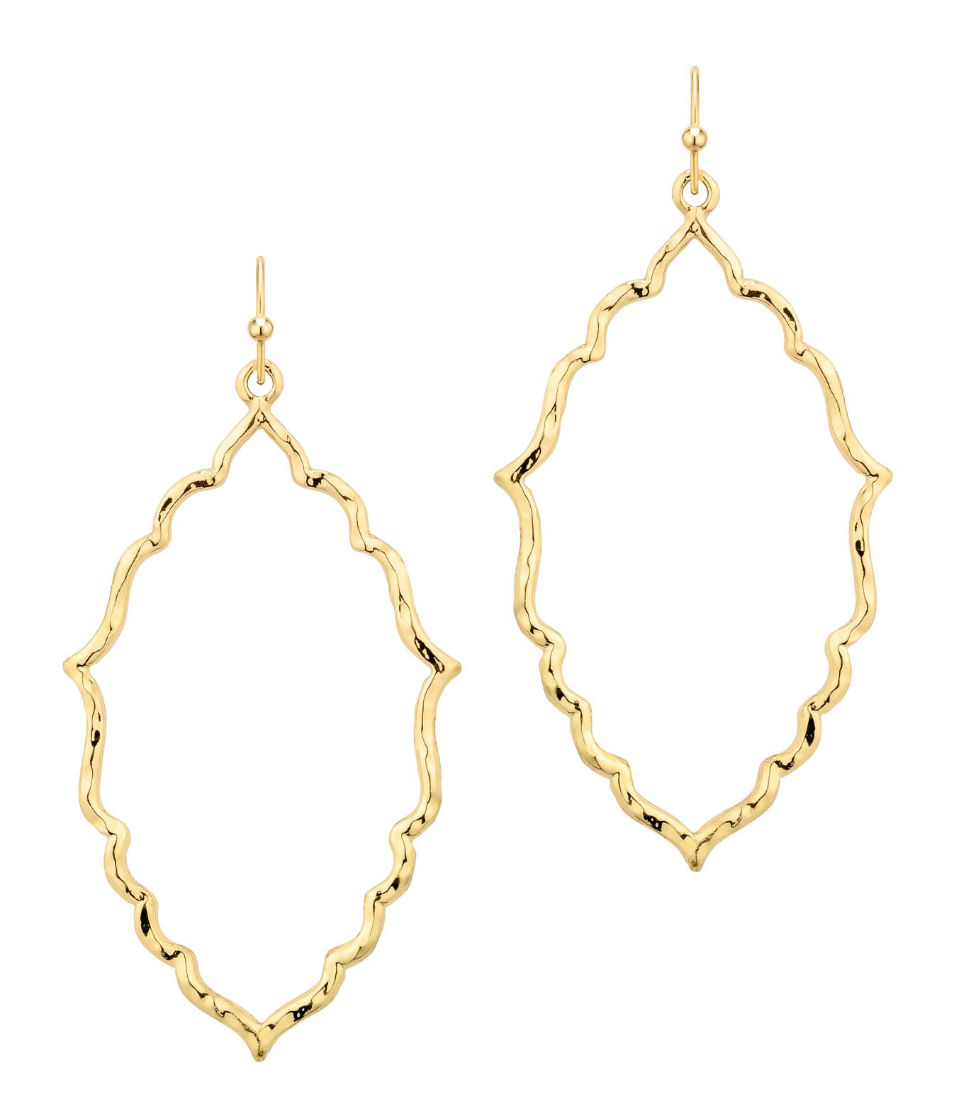 Moroccan style metal earring