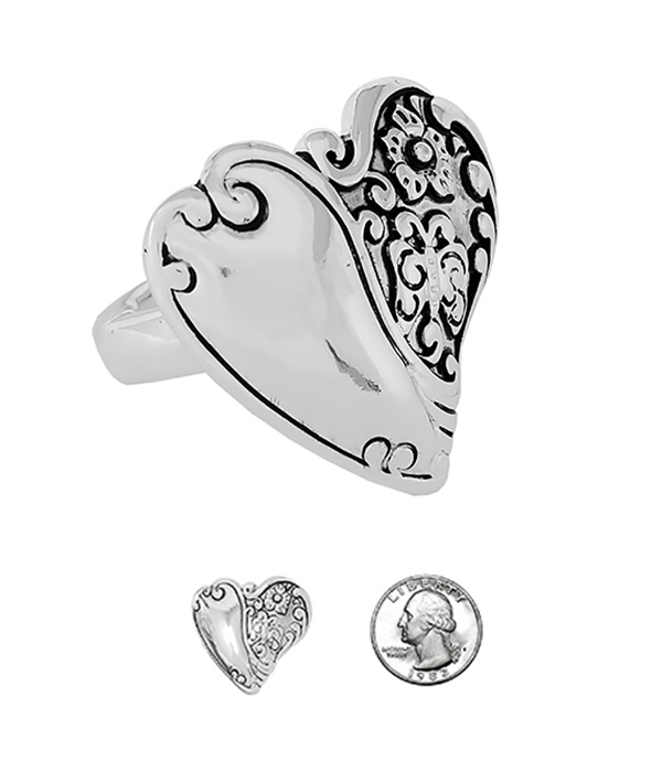 HEART STRETCH RING