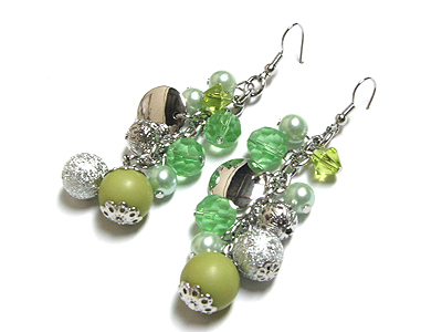 Muti ball drop earring
