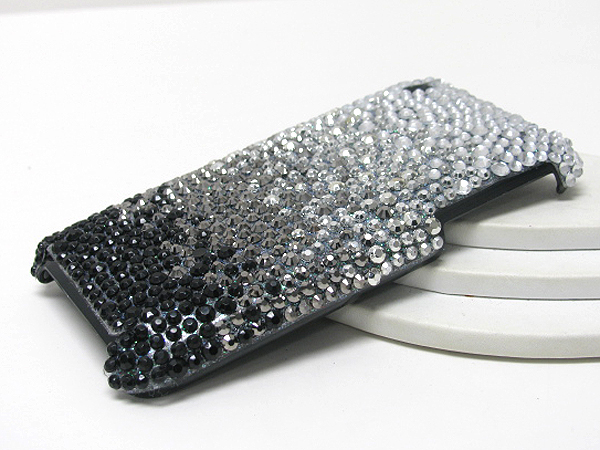 Graidient pattern glittering cellphone case - hard case for apple iphone 3g or 3gs