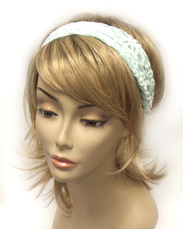 Flower lace headband 