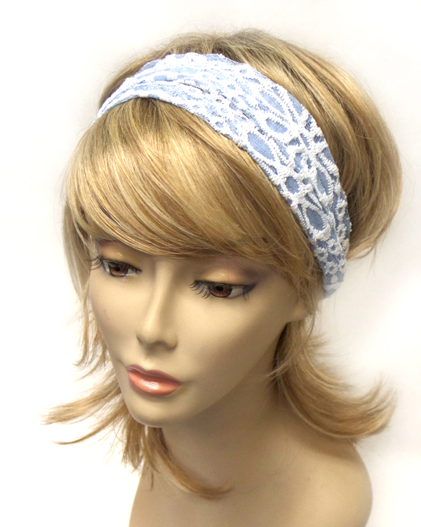 Flower lace headband 