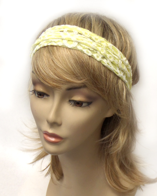 Flower lace headband 
