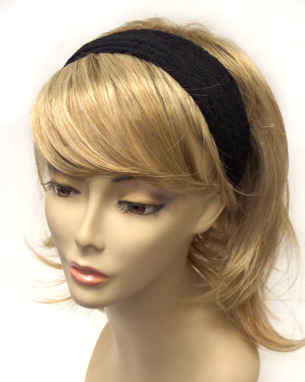 Multi flower design lace headband 