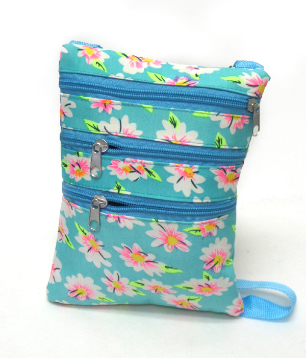 Neon spring theme flower messenger bags