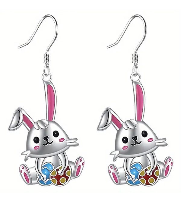 Easter theme rabbit earring