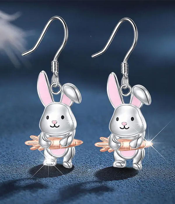 Easter theme rabbit earring