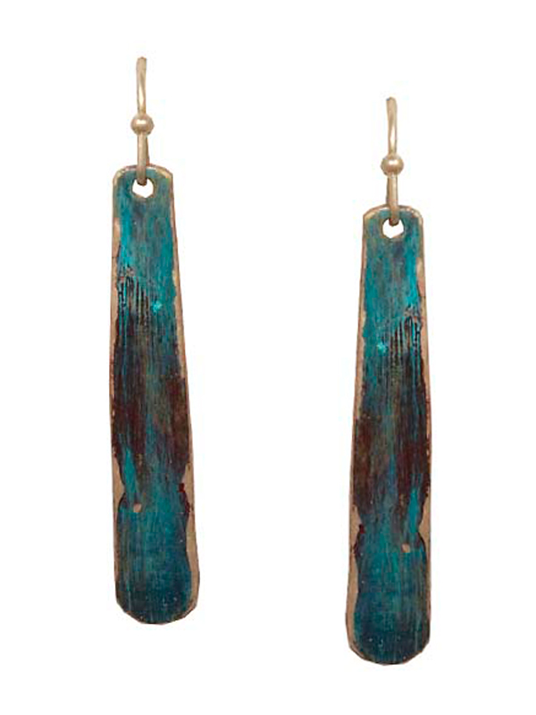 PATINA BAR EARRING