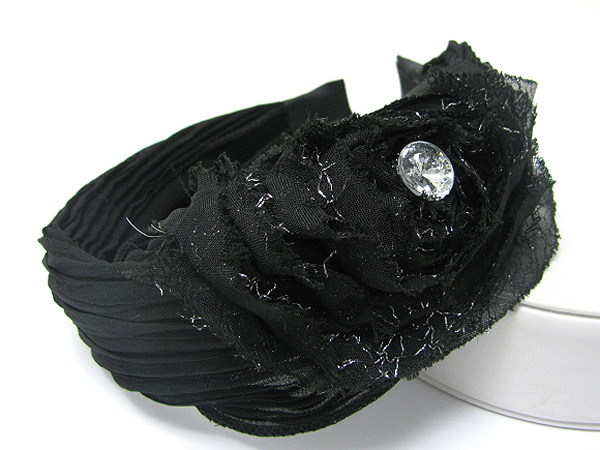 Chiffon art deco fashion headband