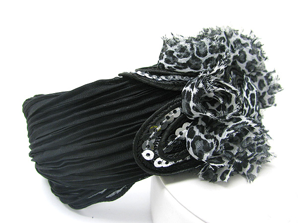 CHIFFON ART DECO FASHION HEADBAND