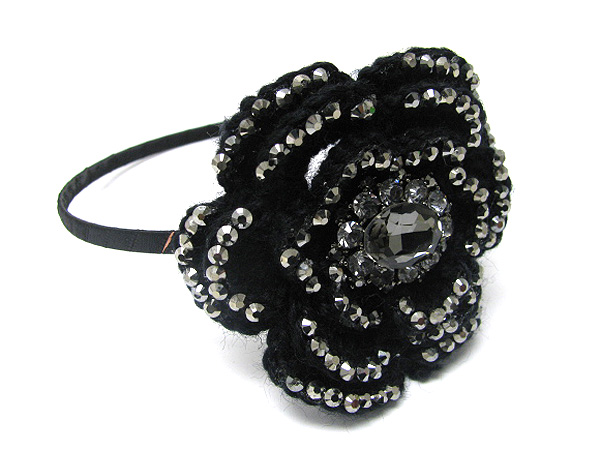 CHIFFON ART DECO FASHION HEADBAND