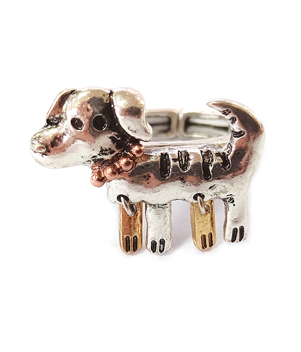 PET LOVERS THEME STRETCH RING - DOG