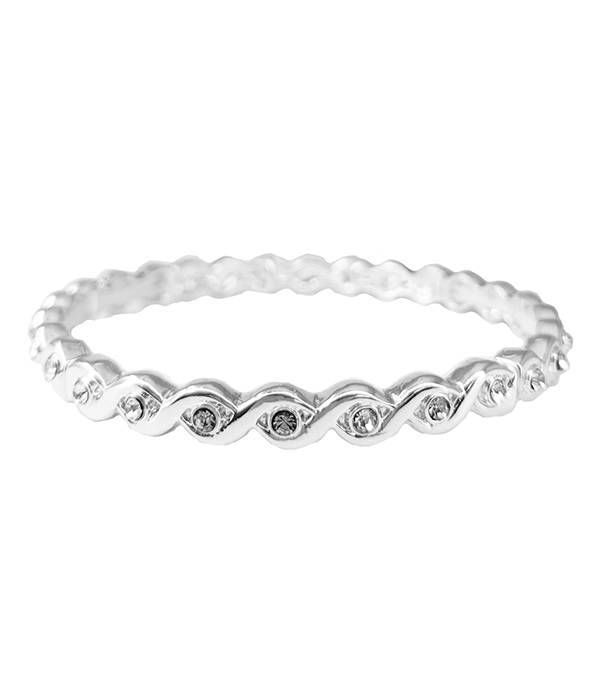 SWIRL PATTERN STACKABLE STRETCH BRACELET