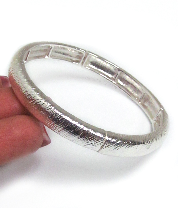 Solid metal texture bracelet 