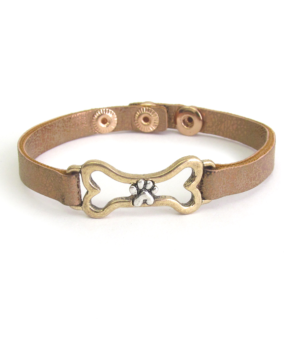 PET LOVERS INSPIRATION BONE BRACELET