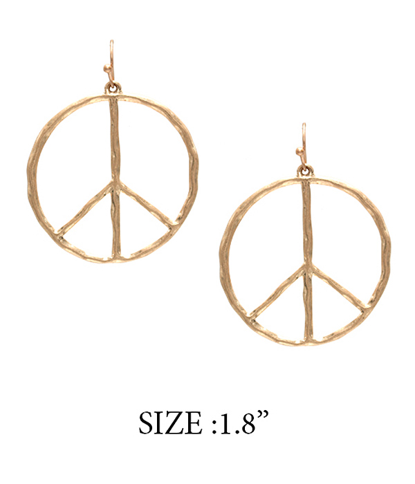Peach earring