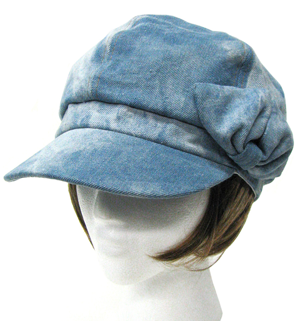 Cute washed denim cap